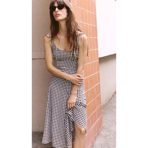 Zara Gingham Check Dress, ₹3,350 