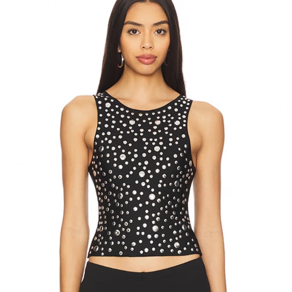 Jaded London Studded Tank Top, ₹9,599