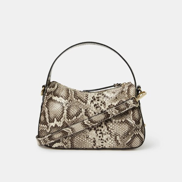 Accessorize Snake Print Curved Handheld, ₹5,395