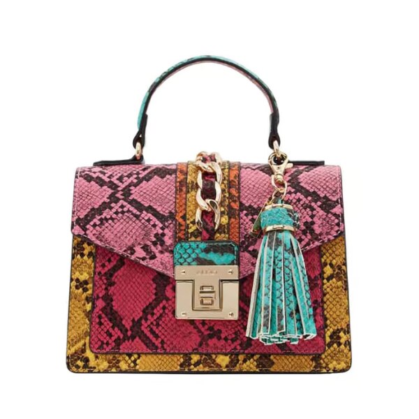 Aldo Pink & Yellow Martis Medium Satchel, ₹6,999