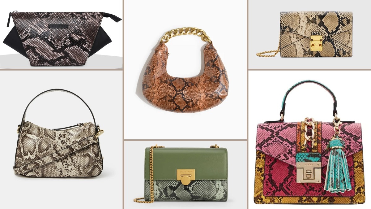 If bags are the 'it accessory', then these snake print bags are the season’s ultimate showstoppers
