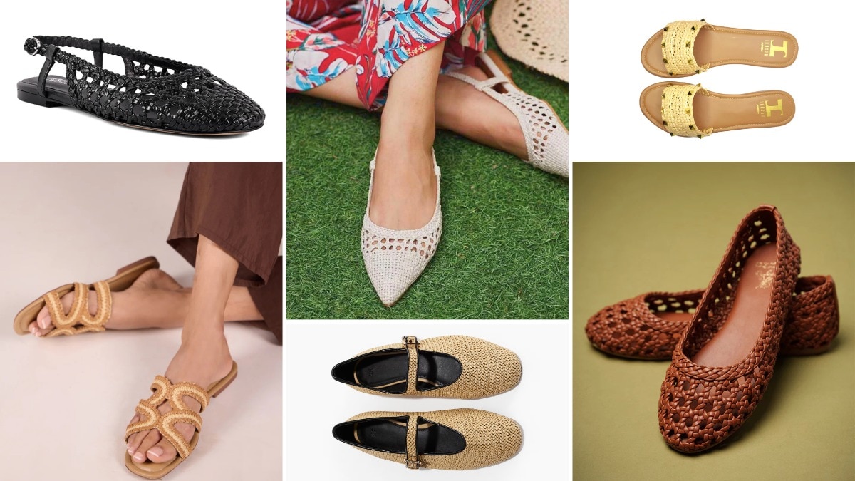 Raffia flats are the breezy shoe trend you’ll live in all season