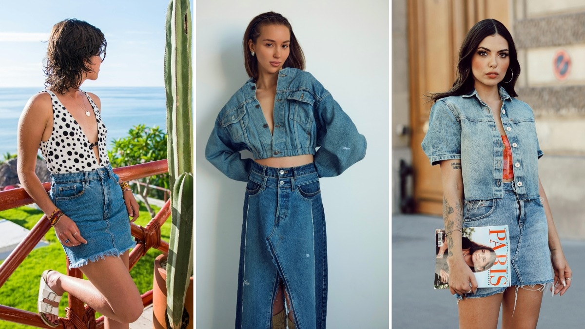 Denim skirts are back and these are the styles making retro look totally cool