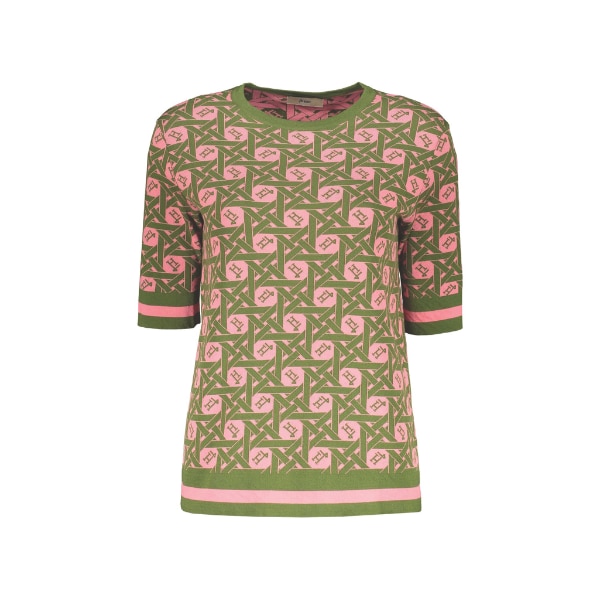 Herno Monogram Jacquard T-Shirt, ₹36,050 approx.