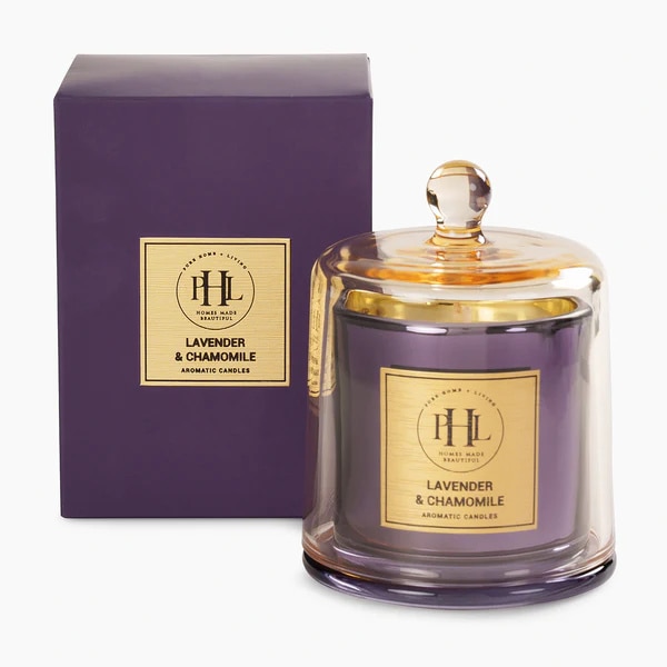 Pure Home and Living Lavender & Chamomile Bell Jar Candle, ₹1,399