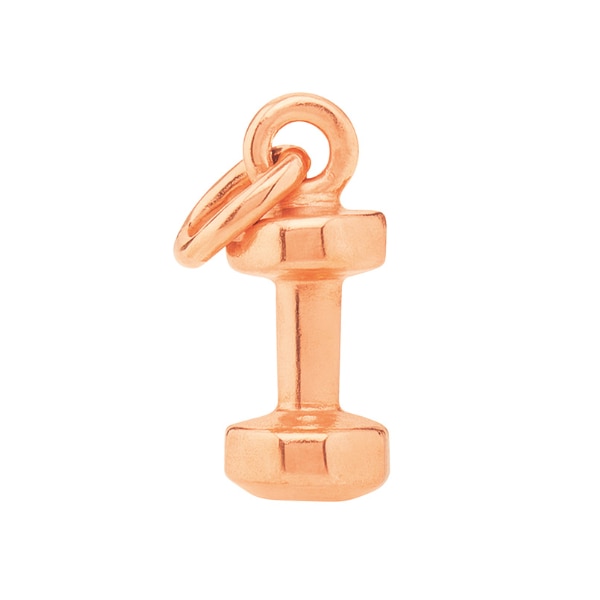 Ayana Silver Jewellery Dumbbell Charm, ₹500