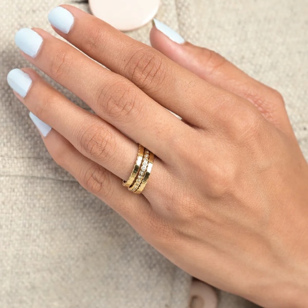 Palmonas Three Piece Honeycomb Ring, ₹3,226