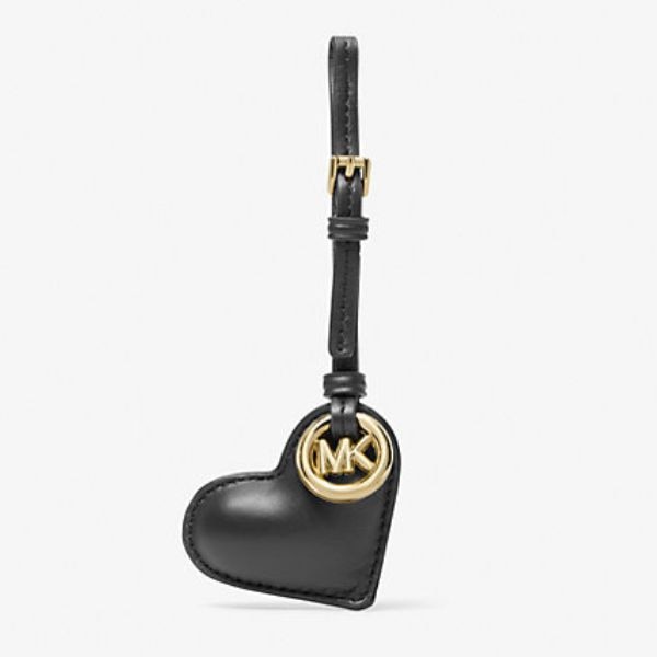 Michael KorsPuffy Heart Leather Bag Charm, ₹7,000