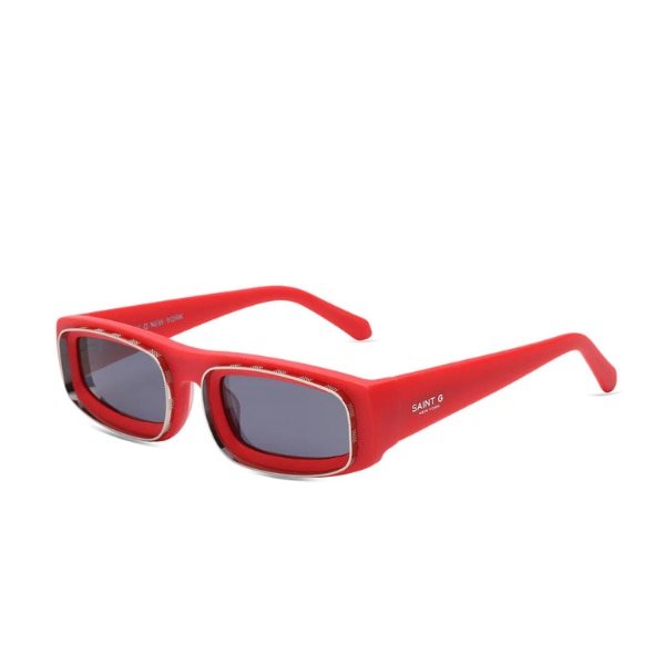 Saint G Bahama Vibe Scarlet Red Oval Sunglasses, ₹10,900