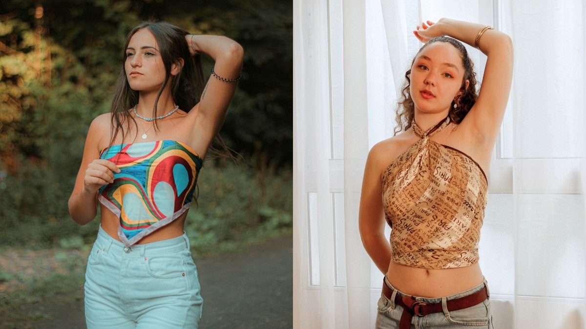 Fancy the scarf top trend? Here are some chic scarves to get you started