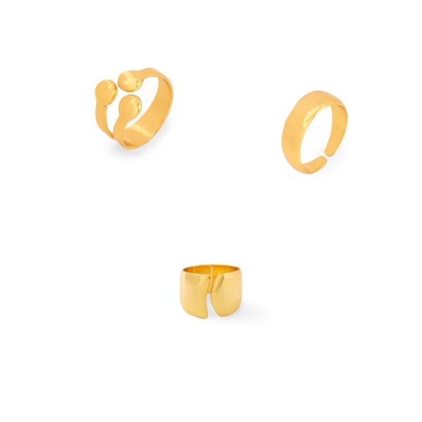 Azga Classic Ring Stack, ₹2,350
