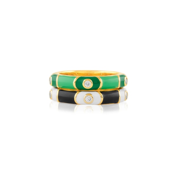 Isharya Mystic Gaze Ring Stack, ₹3,999