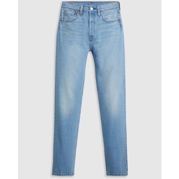 Levis Women's 501 Blue Straight Fit High Rise Jeans, ₹3,600