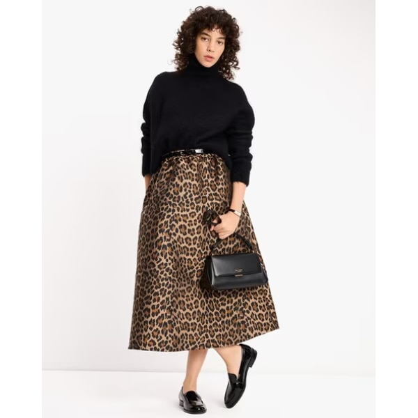 Kate Spade Women Classic Leopard Midi Skirt, ₹25,700
