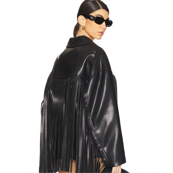 Camila Coelho Iza Faux Leather Jacket, ₹44,299