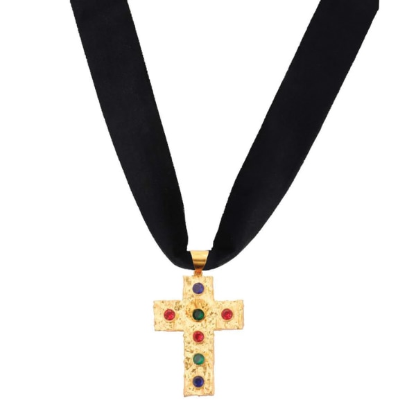 MNSH Mob Wife Studded Cross Choker, ₹6,800
