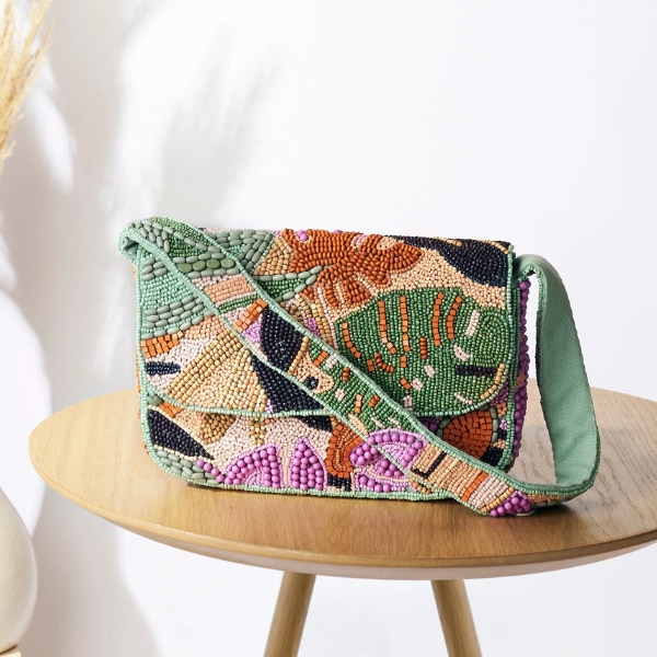 Accessorize London Beaded Shoulder Bag, ₹12,245