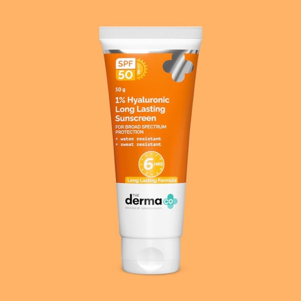 The Derma Co 1% Hyaluronic Long Lasting Sunscreen SPF 50, PA++++, ₹649