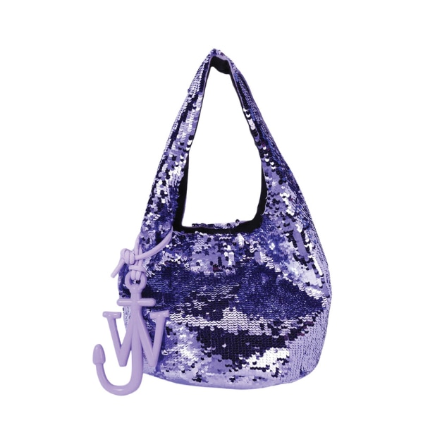 JW Anderson Lilac Mini Sequin Shopper Bag, ₹32,500 approx.