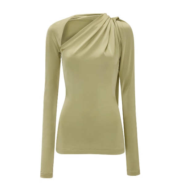 Victoria Beckham Slash Neck Jersey, Top in Pistachio, ₹83,373 approx.