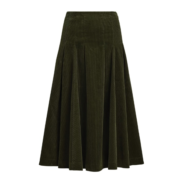 Ralph Lauren Pleated Corduroy Skirt, ₹34,200