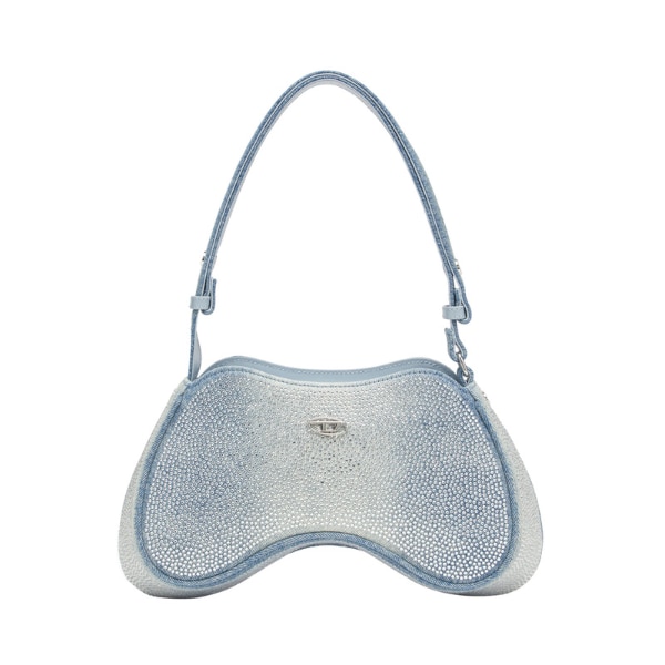 Diesel Blue Play Shoulder Denim Bag, ₹89,000