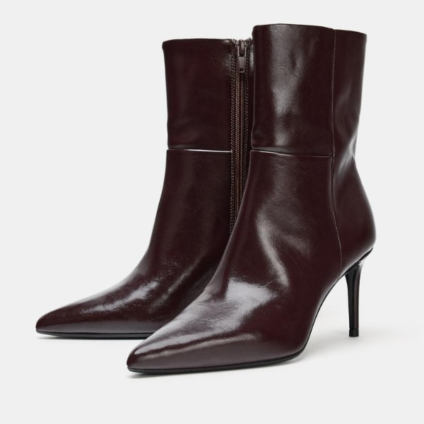 Zara High-Heel Ankle Boots, ₹5,950