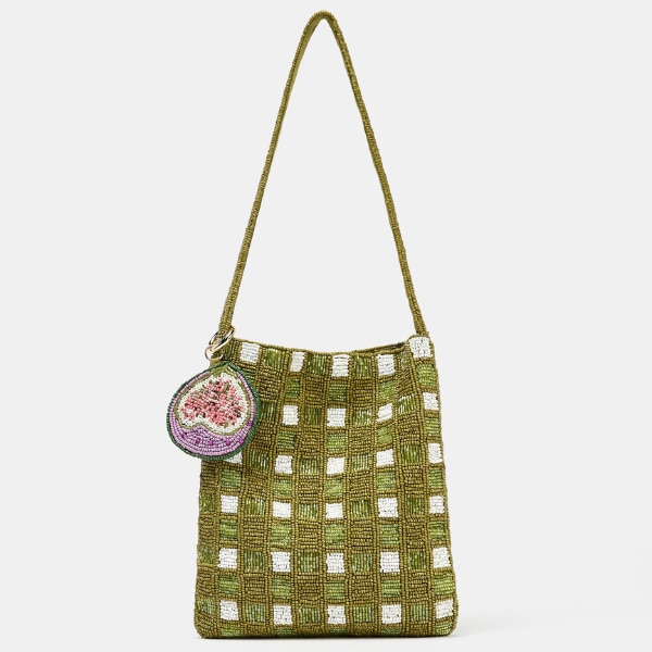 Zara Fantasy Beaded Mini Bucket Bag, ₹4,950