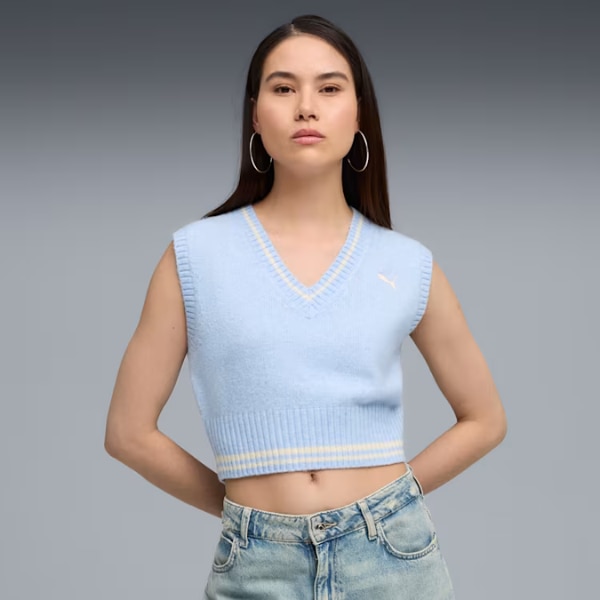 Puma Premium Essentials Women's V-Neck Knit Vest, ₹6,320