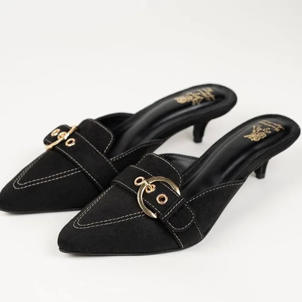 Theater Carmelás Suede Kitten Heel Pumps with Comfort Insole, ₹3,141