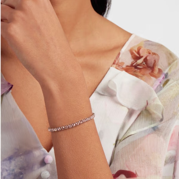 Ted Baker Icon Pink Crystal Slider Bracelet, ₹6,090