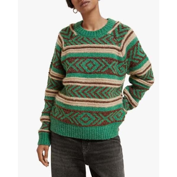  Scotch & Soda Metallic Fair Isle Pullover, ₹9,480