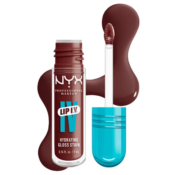 NYX Professional Makeup Lip IV Hydrating Gloss Stain - Mocha Me Wet, ₹999
