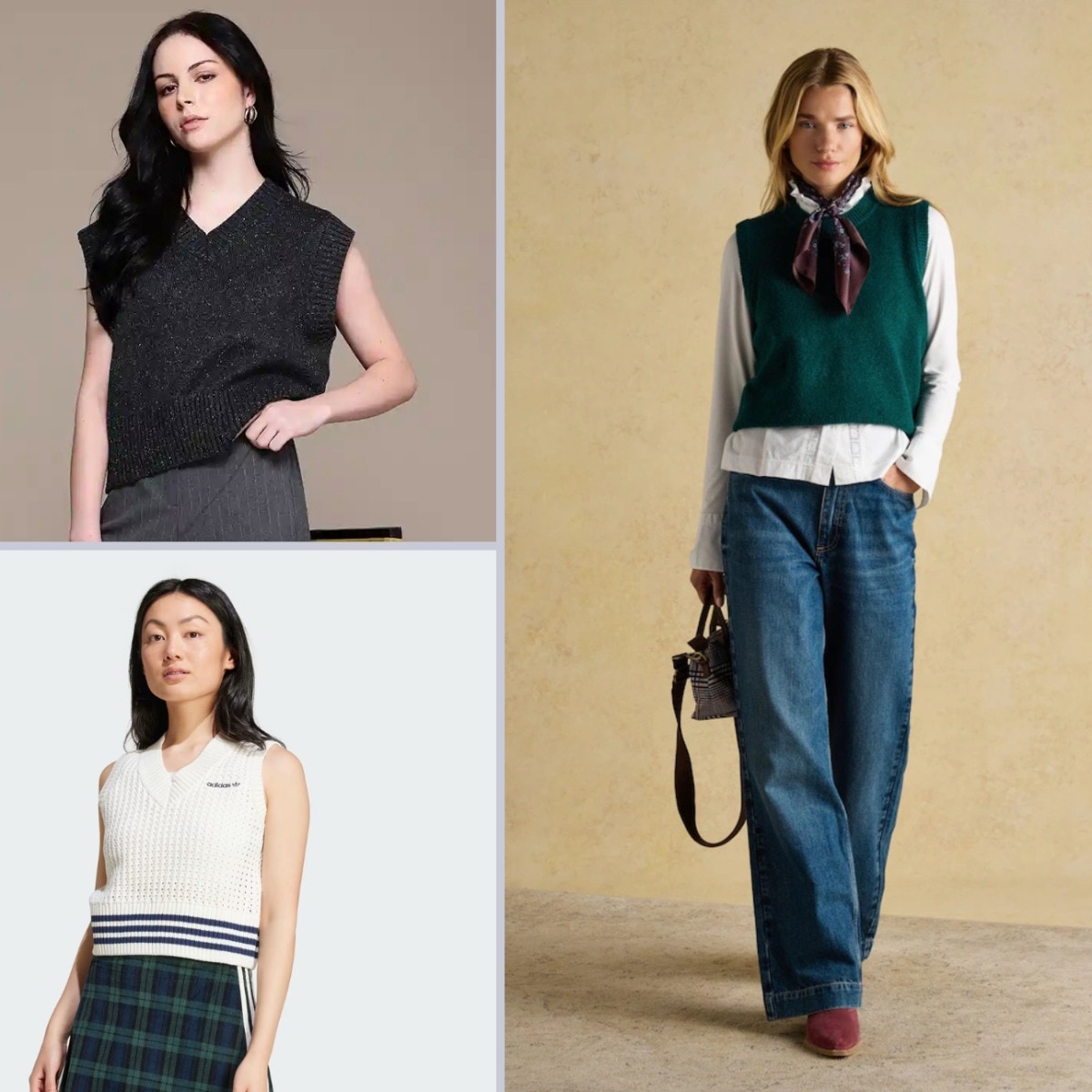 Sweater vests are the answer to your ‘it’s cold but not that cold’ days