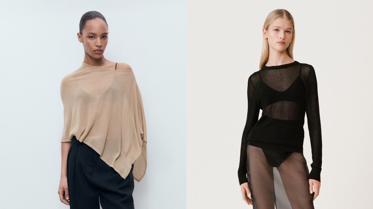 The cutest sheer knitwear pieces that will make your cuffing season look hotter