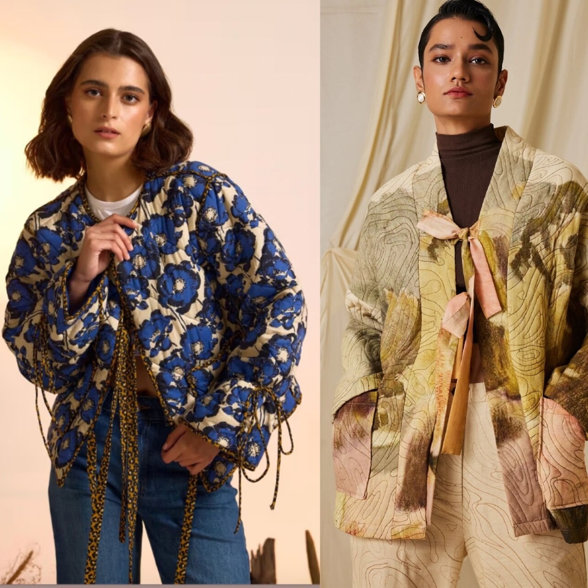 The cosiest fashion moment of the season comes wrapped in printed quilted jackets