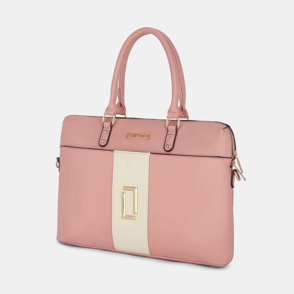 Lavie Luxe Welsy Pink Large Women's Laptop Handbag, ₹5,499
