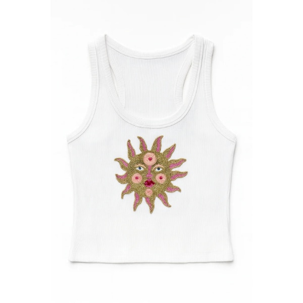 The Clothing Factory Sun Beaded Tank Top, ₹3,690