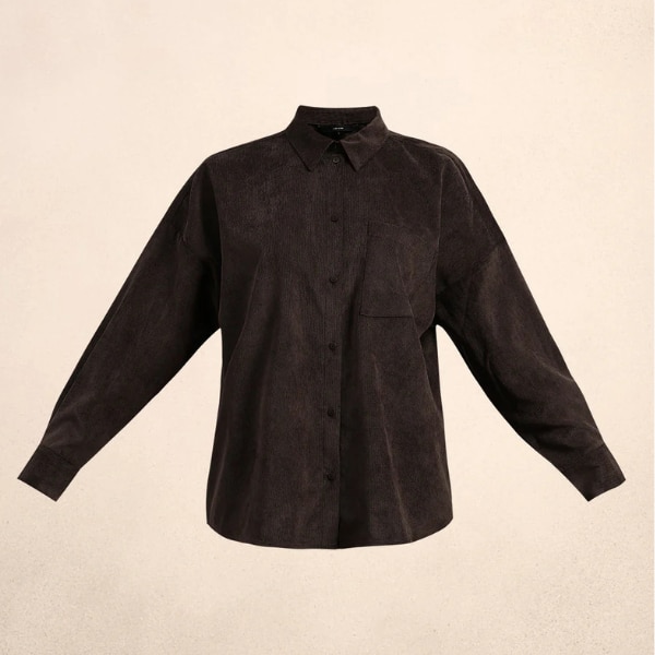 Vero Moda Brown Corduroy Shirt, ₹2,549