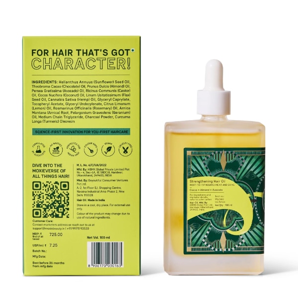 Moxie Beauty Oil Mighty Strengthening Hair Oil, ₹725
