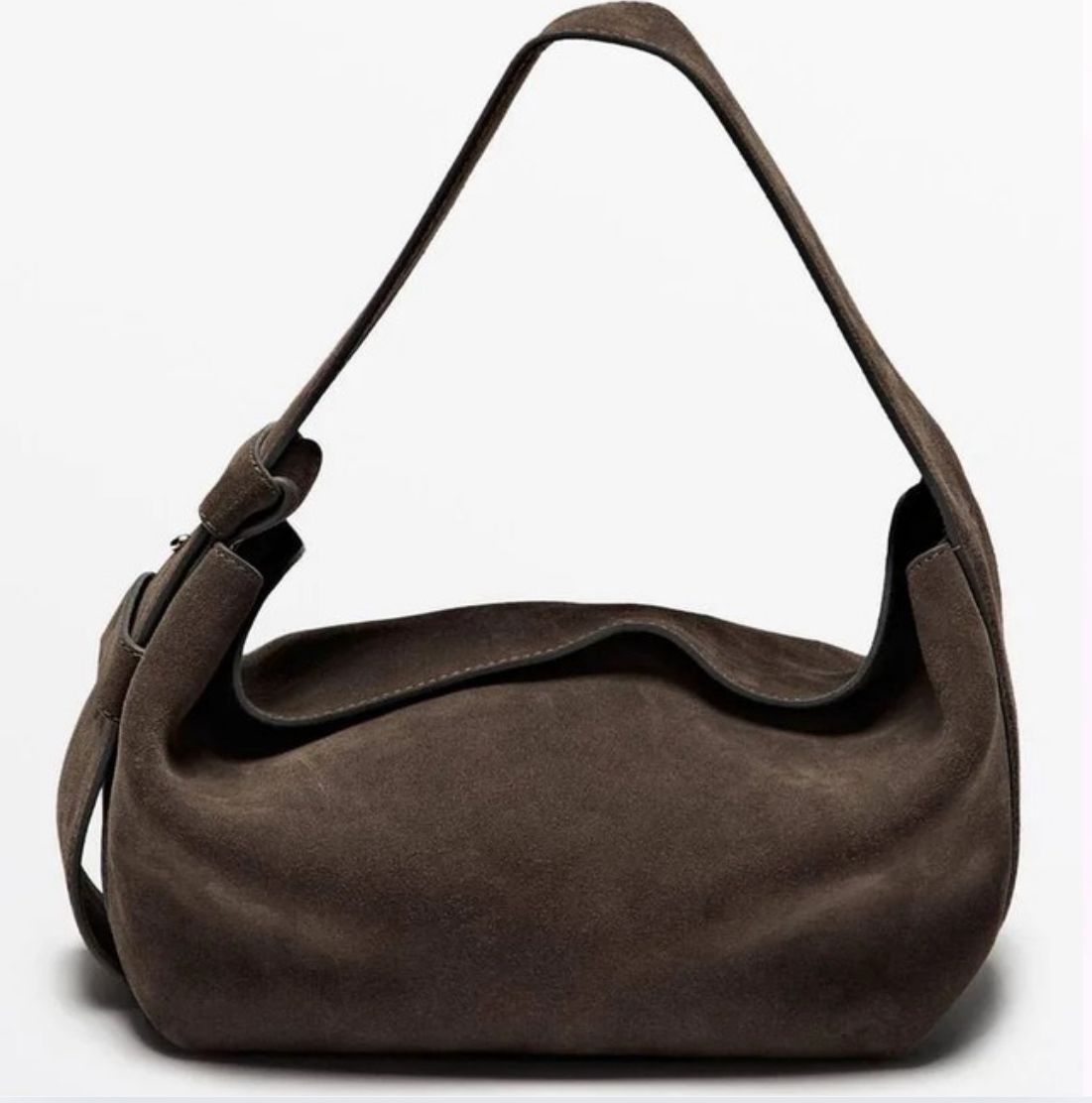 Massimo Dutti Women's Split Suede Shoulder Bag, ₹23,950