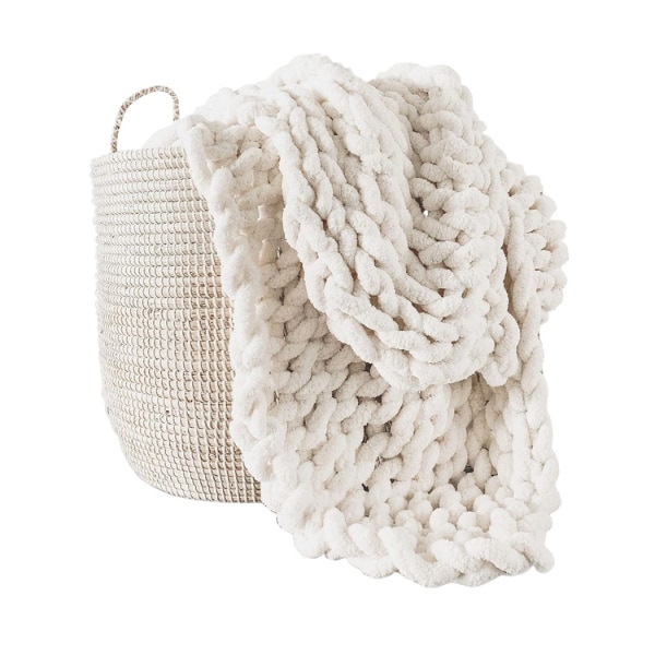 Adyrescia Chunky Knit Blanket Throw, ₹18,041
