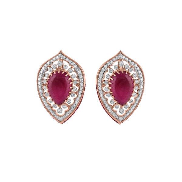Indriya-Aditya Birla Jewellery Saarang Diamond Stud Earrings, ₹2,15,331
