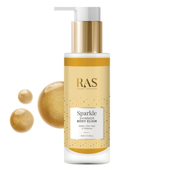 Ras Luxury Skincare Sparkle Shimmer Highlighting Body Oil, ₹1,690