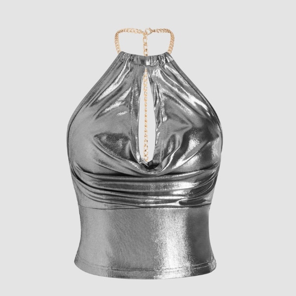 Mango Metallic Rigid Neck Top, ₹ 1291