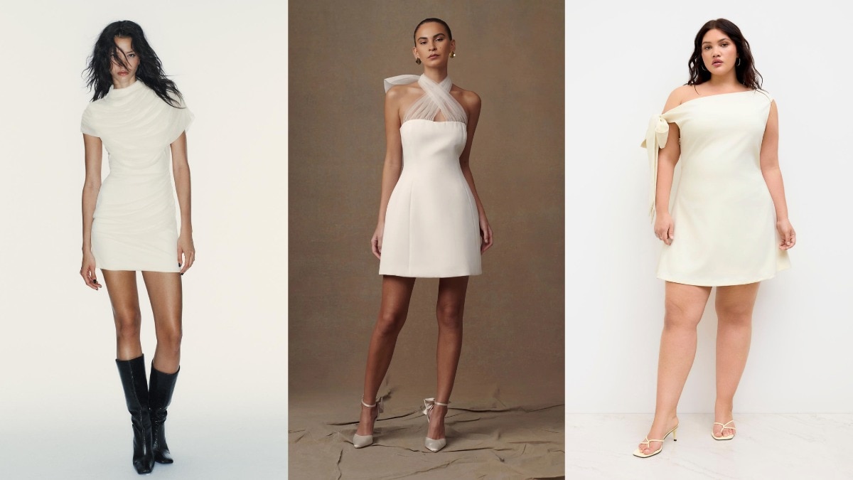 The little white dresses that are about to become your holiday-season power staples