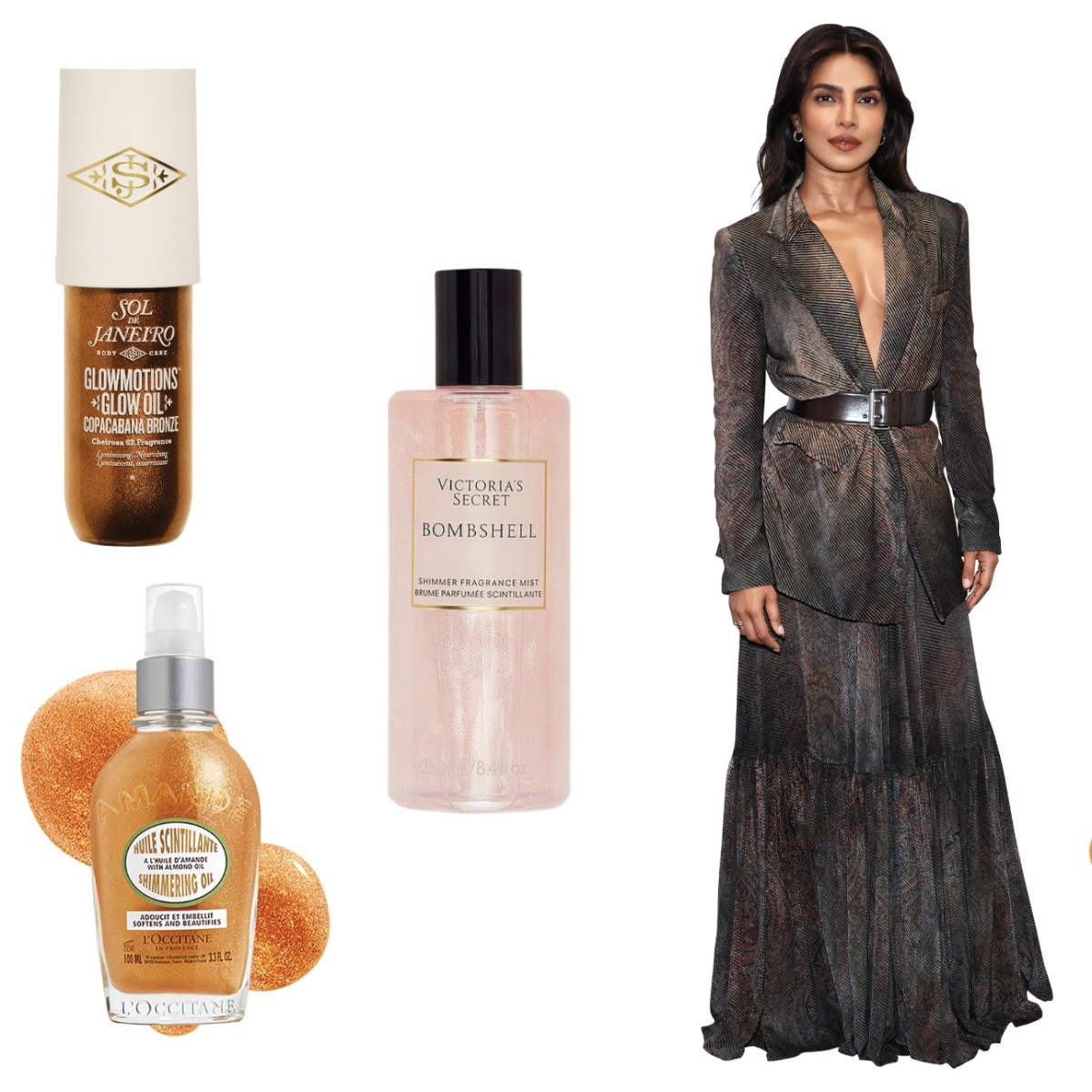 The best body glitter oils and mists for all holiday parties