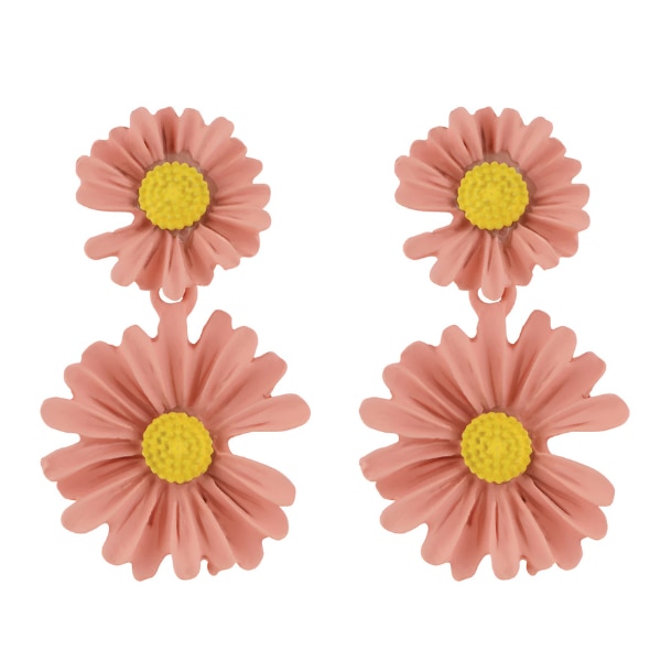 Joker & Witch Maci Peach Petal Floral Earring, ₹800