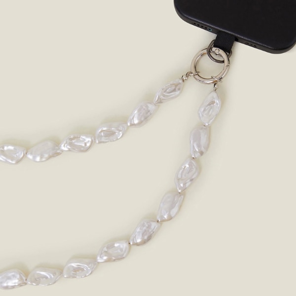 Accessorize London Faux Pearl Bead Phone Strap, ₹1,475