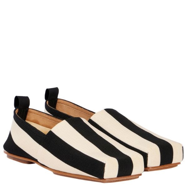 Jacquemus Carré Striped Slip-on Shoes, ₹46,180 approx. 